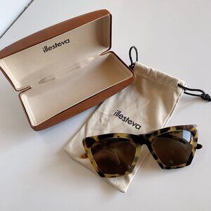 Illesteva Lisbon C11 Cat-Eye Swirling Tortoiseshell FRAMES ONLY